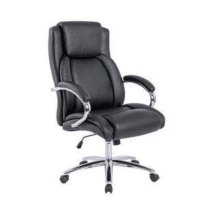 A5200 ΜΑΥΡO PU ΠΟΛΥΘΡΟΝΑ ΓΡΑΦΕΙΟΥ 69X75X47-116/57-125εκ.